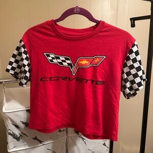 Corvette cropped shirt